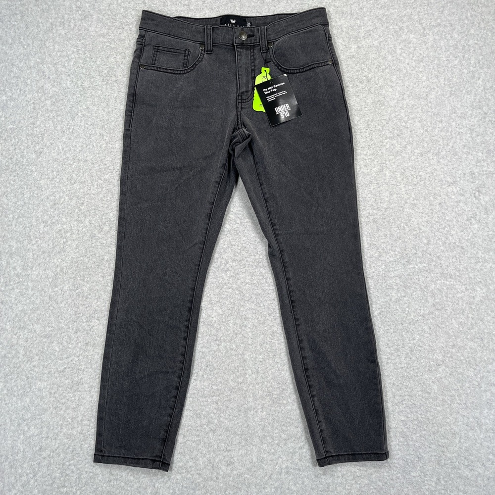 NEW Under 510 Core Extra Stretch Jeans Mens 28x25 Charcoal Gray Short Kings U510